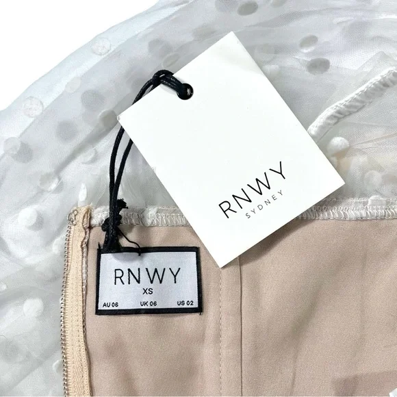 White Sheer Polka Dot Top - Picture 6 of 12